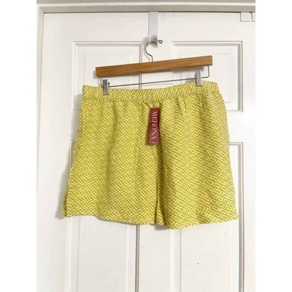 Merona Linen Elastic Waist Mini Skirt NWT Sz XL